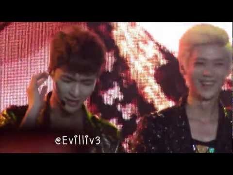 [FANCAM]130330 EXO in super joint concert - Introduce By : Evilliv3