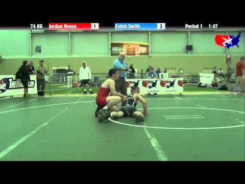 Jordan Reece vs. Caleb Smith at 2013 ASICS University Nationals - GR