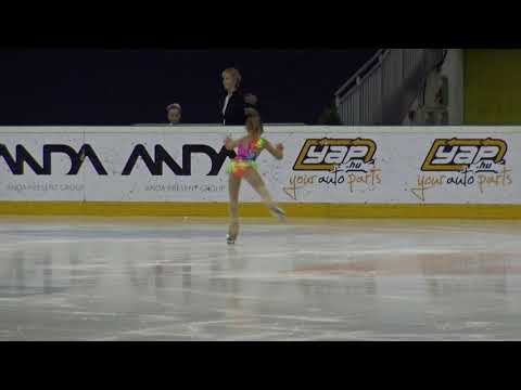 2017 Santa Claus Cup: Iryna SKLIAR(UKR) FS CHICKS GIRLS ISU 7, Free skating
