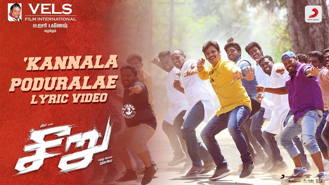 Kannaala Poduraaley Lyrics  | Seeru | Jiiva | Nakash Aziz | D. Imman