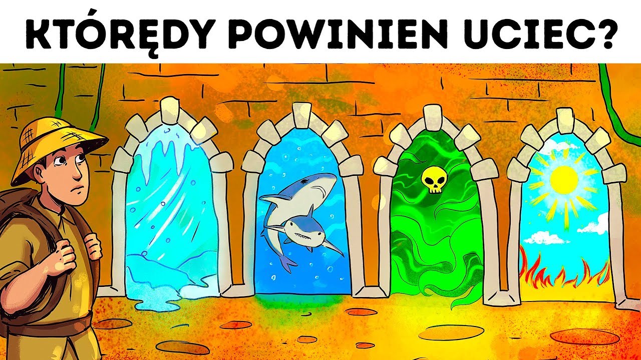 12 zagadek, którymi sprawdzicie, czy potrafilibyście się uratować