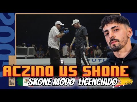 ACZINO VS SKONE . SKONE HACIENDO LA PSICOLOGICA MUY BIEN ANTE MAU EL ACZINO . REDBULL 20 AÑOS