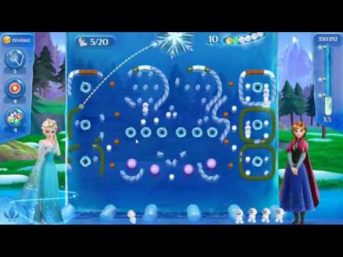 Frozen Free Fall: Icy Shot Level 215 - NO BOOSTERS ☃☃☃