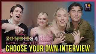 Zombies 4 Cast Choose Their Own Interview! (Milo Manheim, Meg Donnelly, Malachi Barton &amp; Freya Skye)