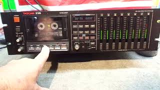 Video thumbnail for DEMO OF VINTAGE TASCAM 238 SYNCASET 8-Track CASSETTE RECORDER w/MANUAL&BOX FOR SALE by SOHOAUCTION