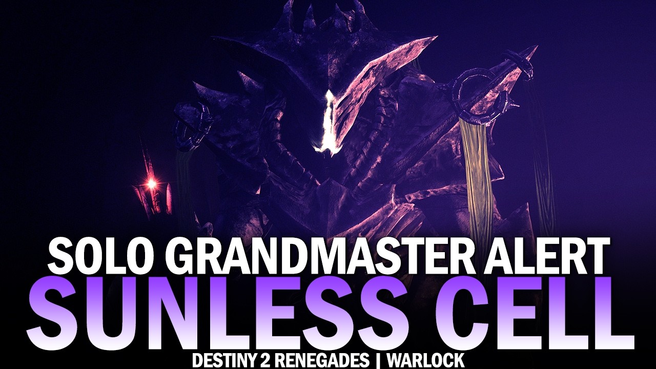 Solo GM Alert The Sunless Cell (Week 12) [Destiny 2 Renegades]