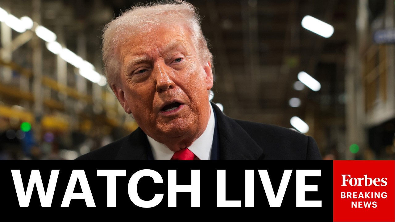 Video | LIVE: President Trump Visits General Motors After Pausing Strikes Against Iran