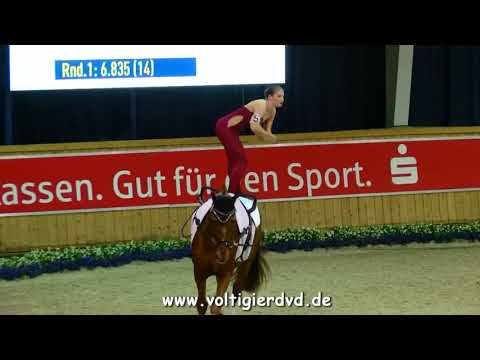 Maike Brinkschmidt - Damen 21 - DJM Voltigieren Aachen 2017