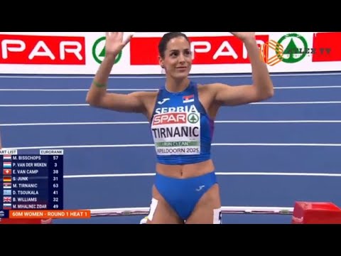 Milana Tirnanić - 7 41s | dvoransko Evropsko prvenstvo 2025 - kvalifikacije