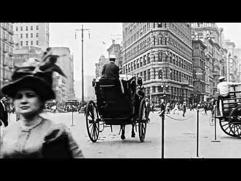 Surreal Old Timey Film Of New York City In 1911