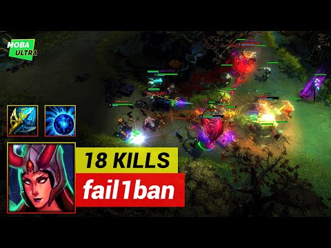 HoN Succubus STAFF OF THE MASTER with NULL STONE