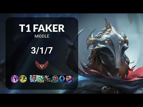 T1 Faker Viktor vs Sylas MIDDLE - KR GRANDMASTER Patch 15.8