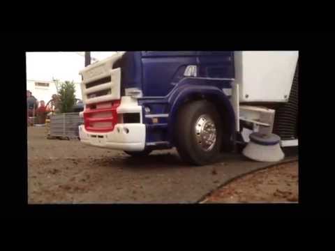 Balayeuse Radio-Commandée, Kehrmaschine Modellbau, Street Sweeper Scale Remote Control