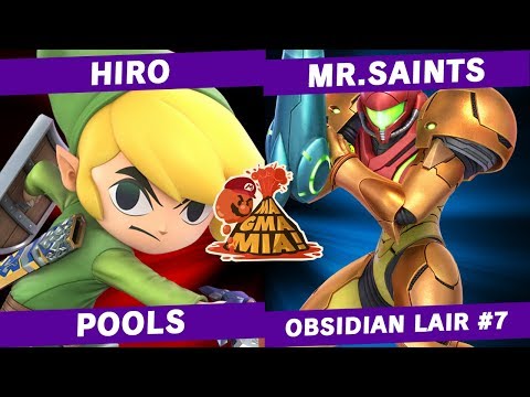 Hiro (Toon Link) vs Mr.Saints (Samus) - POOLS - OBSIDIAN LAIR #7