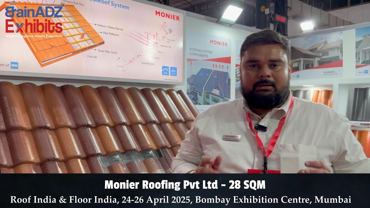 Monier Roofing Pvt Ltd Talks About Their Experience with BrainADZ Exhibits | Roof India 2025