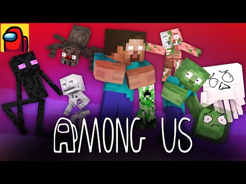 Monster School : AMONG US - Minecraft Animation