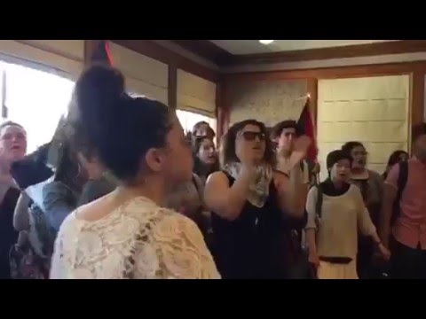 GUPS Storms Jerusalem Mayor Event at SFSU: Part I_#57