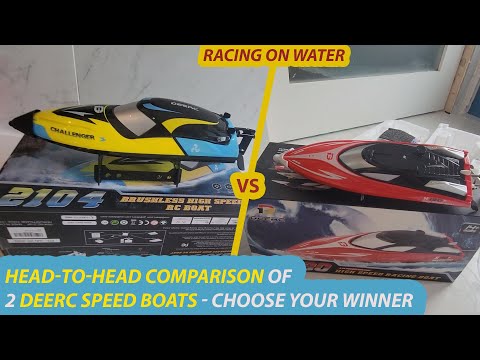 2 Fast RC Boats under $100 Review - Deerc 2104 Rc Boat vs DEERC H120 Racing RC Boats - Fast RC Boats