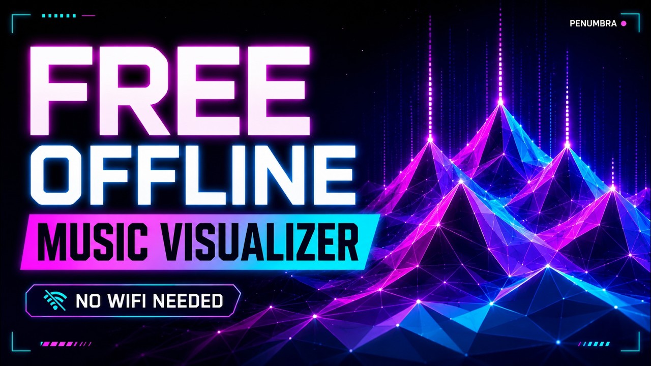 Penumbra Music Visualizer — demo video thumbnail (click to watch on YouTube)