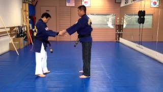 Hapkido One Hand Wrist Grab Defense 27