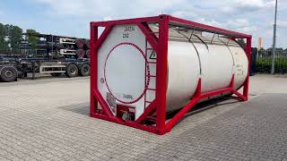 Welfit Oddy 20FT ISO, 24.000L / 1-COMP. / UN PORTABLE T11/ valid 2,5Y/CSC-in 20ft tankcontainer te koop - Foto 4 | Autoline NL Welfit Oddy 20FT ISO, 24.000L / 1-COMP. / UN PORTABLE T11/ valid 2,5Y/CSC-in 20ft tankcontainer | Foto 4 - Autoline