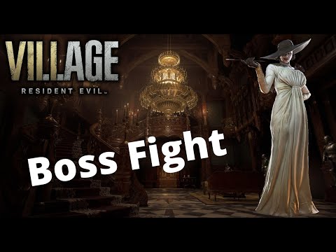 Der Komplette Boss Kampf Gegen Alcina Dimitrescu Resident Evil Village Deutsch