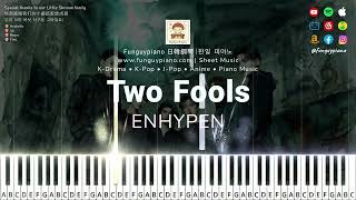 Download lagu (Easy Piano) ENHYPEN (엔하이픈) - Two Fools mp3