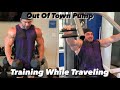 Push Workout while traveling | Surprisingly awesome pump with suboptimal equipment