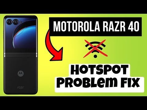 Hotspot Problem Fix Motorola Razr 40 || How to solve hotspot issues || Hotspot not working
