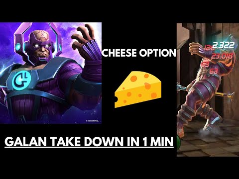 Cheese option for Galan boss| Marvel contest of champions