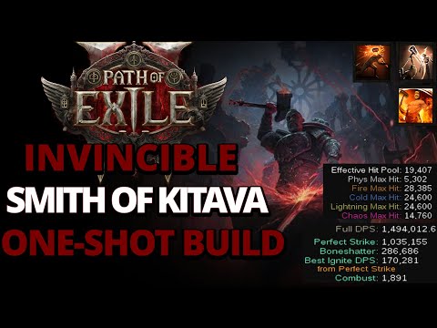 POE 2 - 1 Million DPS Invincible Smith of Kitava Build Guide - Warrior Build Guide Path of Exile 2