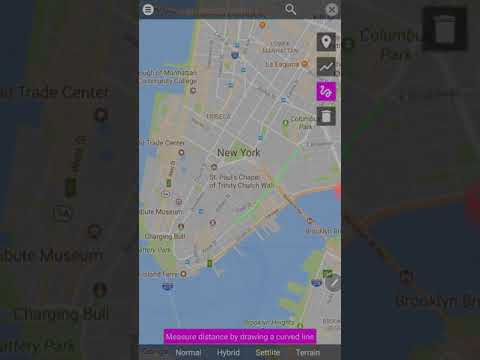 Measure Distance on the Map Video