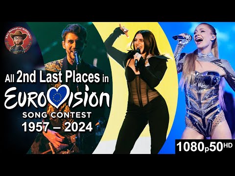All 2nd Last Places in Eurovision Song Contest (1957-2024)