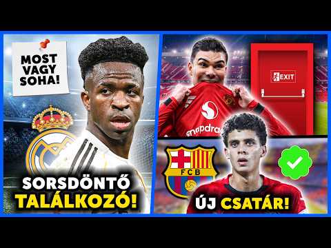MOST VAGY SOHA: A Real Madrid ultimátuma Viníciusnak! Casemirónak MENNIE kell! ÚJ CSATÁR a Barcánál!