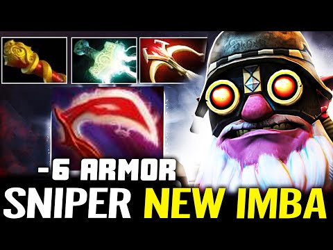 Sniper Max Attack speed + Deso Brutal Physical Damage - Absolutely Crazy Build Dota 2 Pro