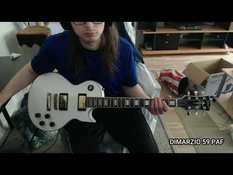 Dimarzio 59 PAF Bridge vs Seymour Duncan TB4 Bridge (JB) (Heavy)