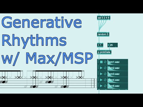 Generative Rhythms - Max/MSP Tutorial
