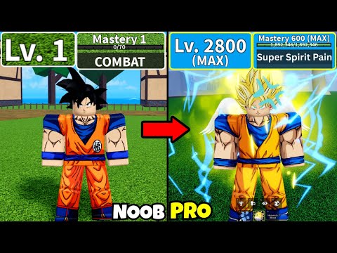 Beating Blox Fruits as Goku! Perfected Ultra Instinct Lvl 0 to Max Lvl Full v4 Awakening Noob to Pro