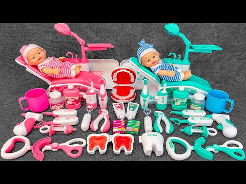 65 Minutes Satisfying with Unboxing Cute Pink Ice Cream, Dentist Toys Kit ASMR | Review Toys