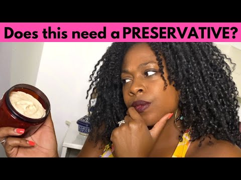 Part of a video titled How to Preserve Homemade Hair Products| DIY Cosmetics - YouTube