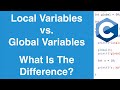 Local Vs Global Variables C Programming Tutorial