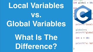 Download the video "Local vs. Global Variables | C Programming Tutorial"