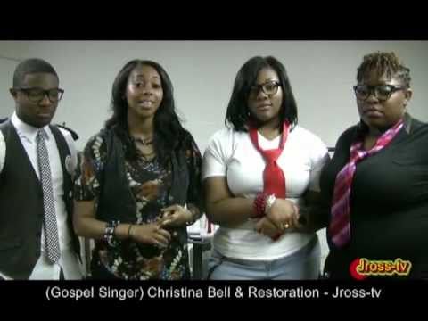 James Ross @ (Singer) Christina Bell & Restoration - CD Release Concert Interview - Jross-tv