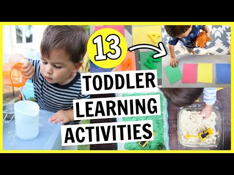 13 Toddler Activities for Learning You Can Do At Home  | 1-2 year olds
