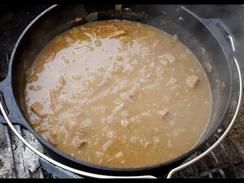 Sächsisches Senffleisch im Dutch Oven