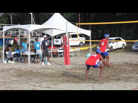 Men's finals-Tobago leg of 2016 NORCECA Beach Volleyball Tour