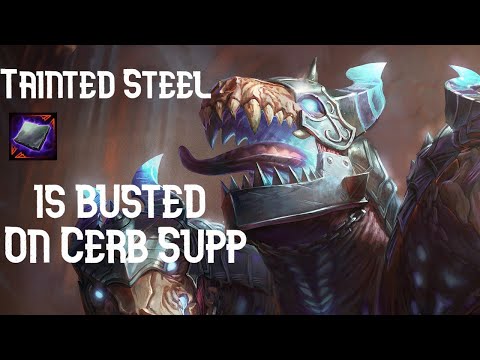 Cerb and Tainted Steel means No Healing Ever | Smite Ranked Conquest - Cerberus Support