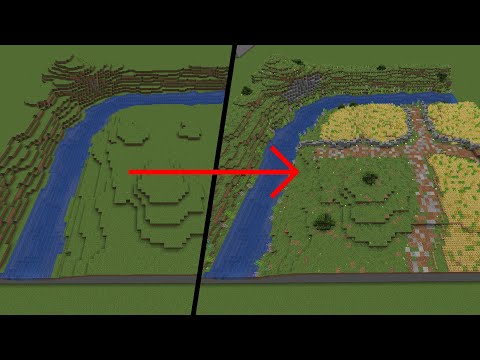 Creating Terrain with Worldedit and VoxelSniper | Minecraft Terraforming Tutorial #002