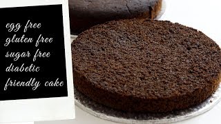 Diabetic Cake | Gluten Free | Egg Free | Sugar Free | No Egg Gluten Free Sugar Free Diabetic Cake