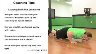 113. Clapping Push Ups (Reactive)